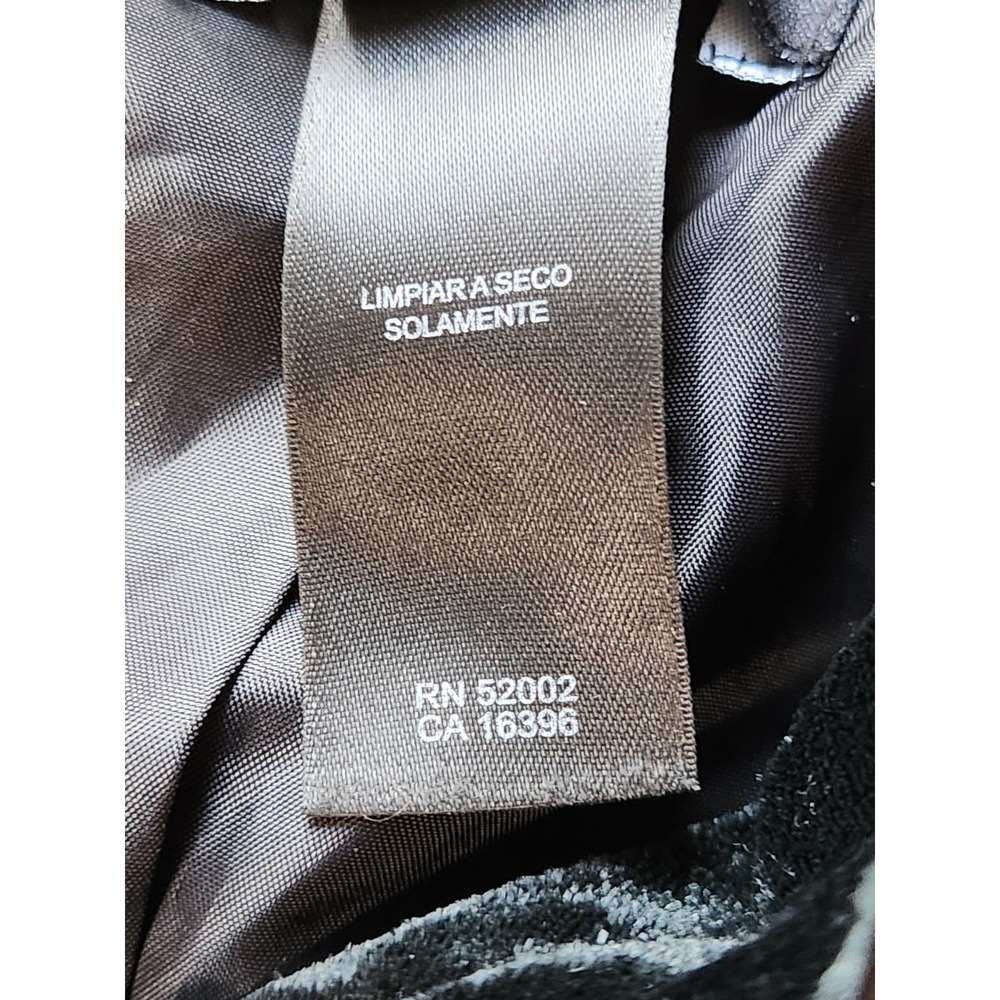 Black Crushed Velvet Blazer Size 6 Tailored Romantic Whimsigoth - Picture 16 of 16